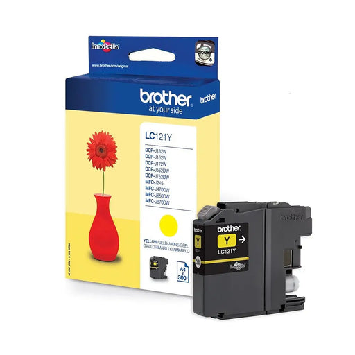 Консуматив Brother LC - 121 Yellow Ink Cartridge