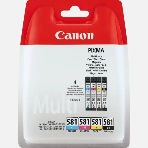 Консуматив Canon CLI - 581 C/M/Y/BK Multi Pack