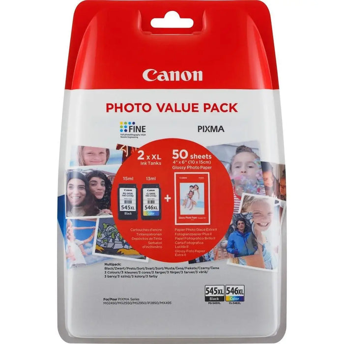 Консуматив Canon PG - 545XL/CL - 546XL Photo Value Pack