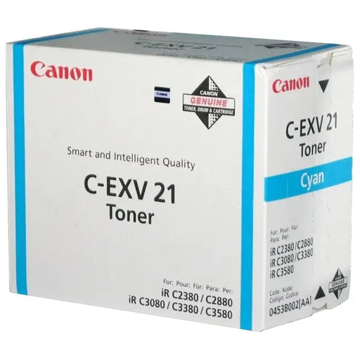 Консуматив Canon Toner C - EXV 21 Cyan