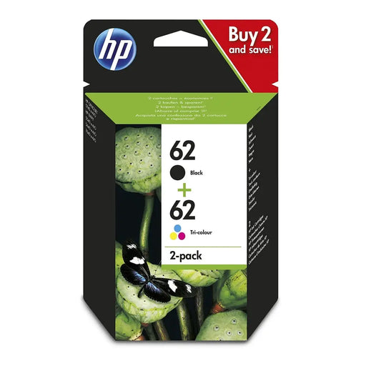 Консуматив HP 62 2 - pack Black/Tri - color
