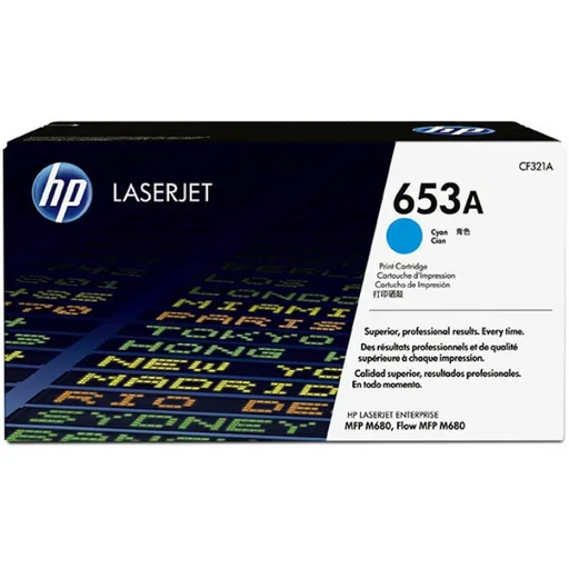 Консуматив HP 653A Cyan Original LaserJet Toner Cartridge