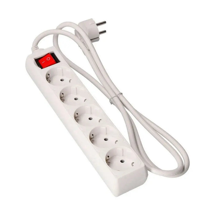 Контакт - 5 изхода с копче EDM 41011 Schuko (1,5 m)