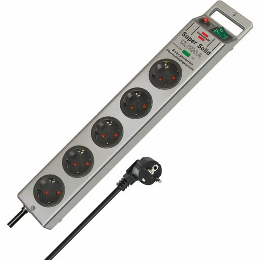 Контакт - 5 изхода с копче Brennenstuhl Super-Solid 3600 W