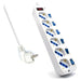 Контакт 6 изхода с копче Ewent EW3932 3M 3500W (3 m)