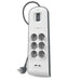 Контакт - 6 изхода с копче Belkin BSV604vf2M 2 m USB x 2