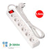 Контакт - 6 изхода с копче EDM 41012 Schuko (1,5 m)