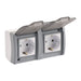 КОНТАКТ ДВОЕН IP54 MONO OCTANS