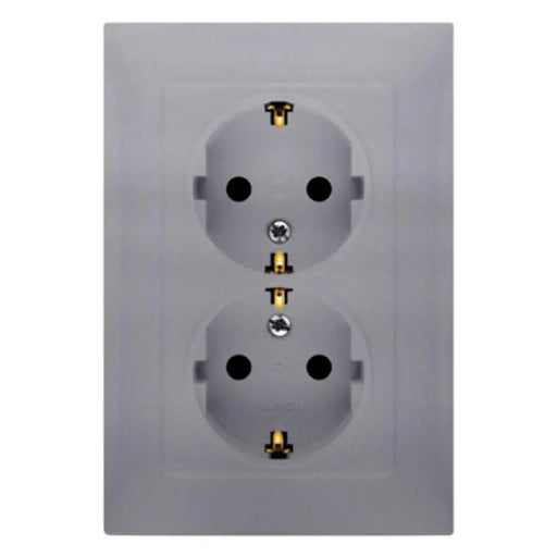 КОНТАКТ ДВОЕН ИНОКС SIMON BASIC