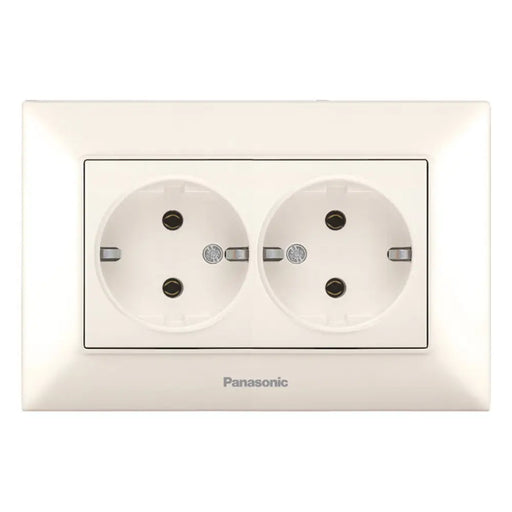 КОНТАКТ ДВОЕН КРЕМ PANASONIC Arkedia Slim