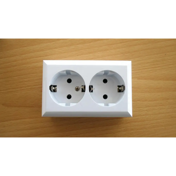 КОНТАКТ ДВОЕН ОТКРИТ МОНТАЖ