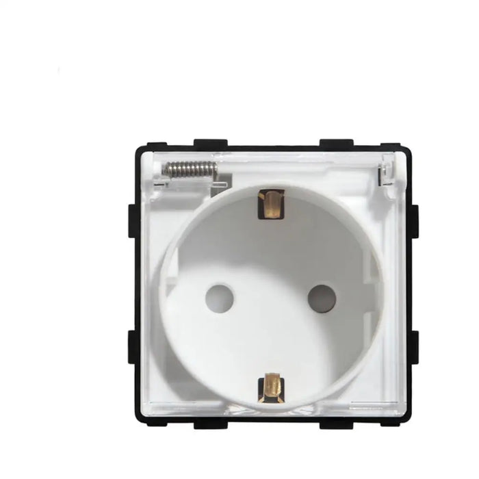 КОНТАКТ ЕДИНИЧЕН С КАПАК БЯЛ LUXON