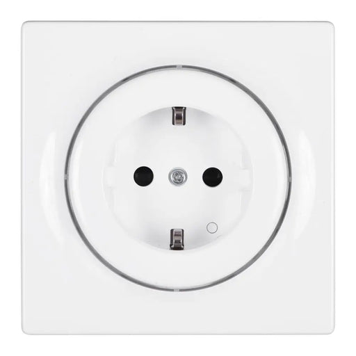 Контакт Fibaro Walli Тип F Бял