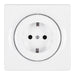 Контакт Fibaro Walli Тип F Бял