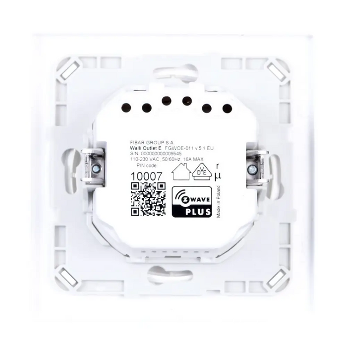 Контакт Fibaro Walli Type E Бял