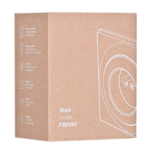Контакт Fibaro Walli Type E Бял