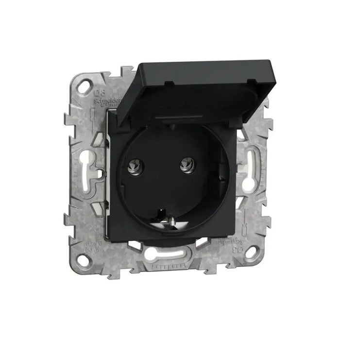 КОНТАКТ IP44 АНТРАЦИТ SCHNEIDER UNICA (NU508254)