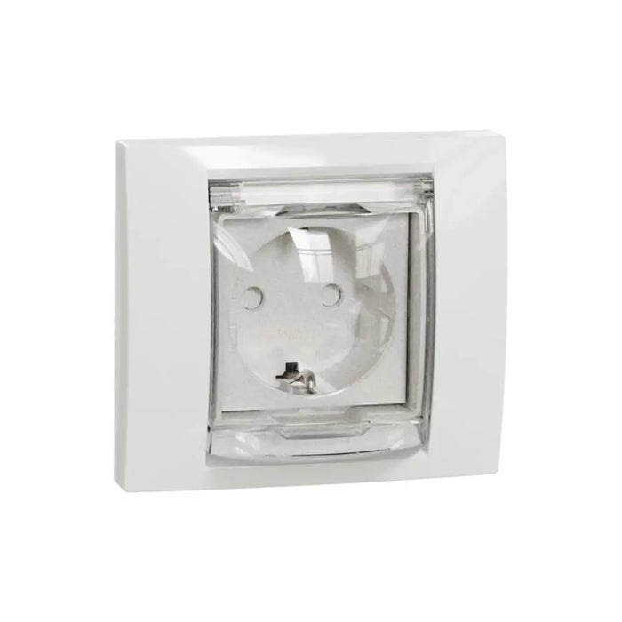 КОНТАКТ IP44 БЯЛ SCHNEIDER UNICA (NU003718)