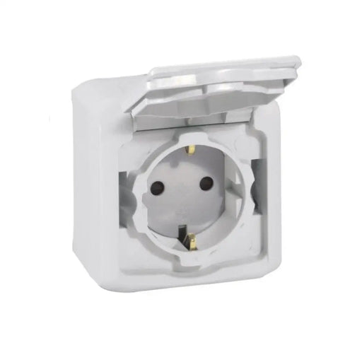 КОНТАКТ ШУКО 16А С ДЕТСКА ЗАЩИТА ЗА ОТКРИТ МОНТАЖ FORIX