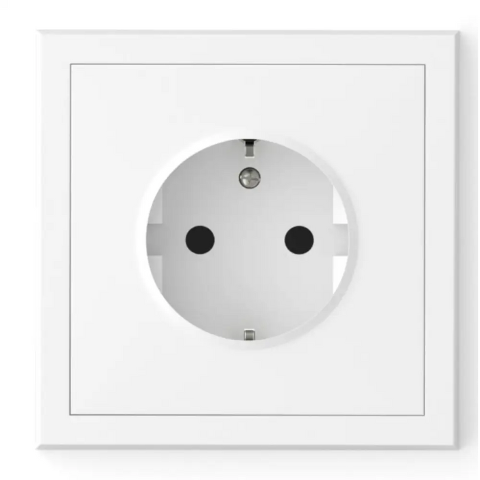 КОНТАКТ ШУКО 16A С РАМКА БЯЛ COMMEL