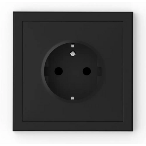 КОНТАКТ ШУКО 16A С РАМКА ЧЕРЕН COMMEL