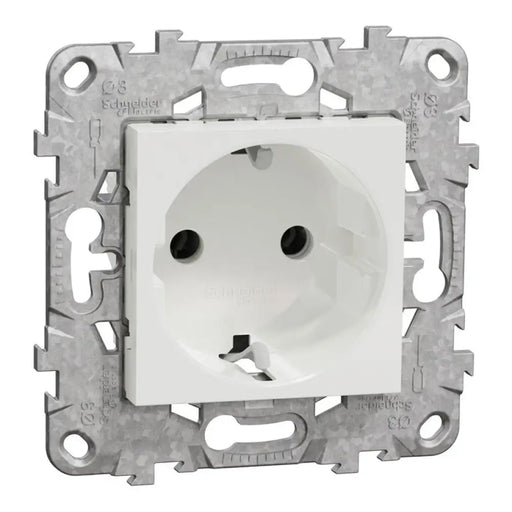 КОНТАКТ ШУКО БЯЛ SCHNEIDER UNICA (NU503618)