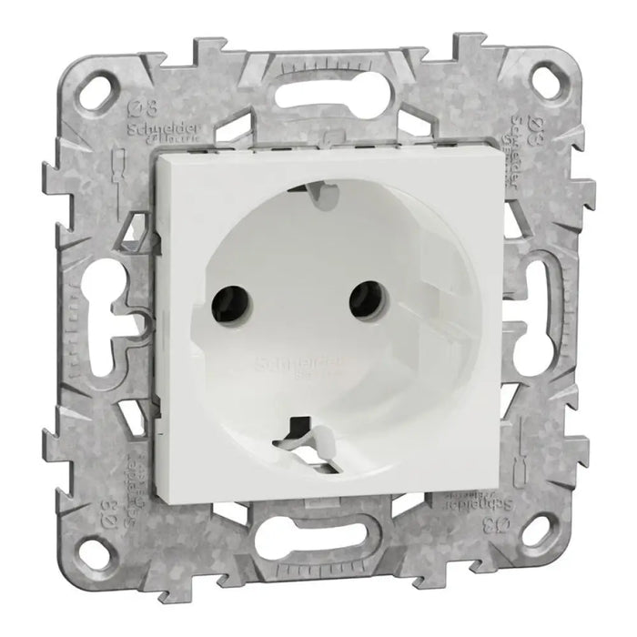 КОНТАКТ ШУКО БЯЛ SCHNEIDER UNICA (NU503618)