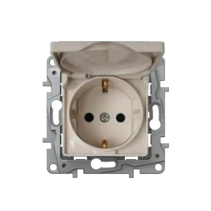 КОНТАКТ ШУКО С IP44 ЗАЩИТА NILOE LEGRAND - КРЕМ