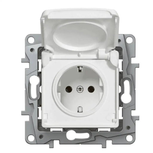 КОНТАКТ ШУКО С IP44 ЗАЩИТА NILOE LEGRAND - БЯЛ