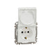 КОНТАКТ С КАПАК IP44 БЯЛ SCHNEIDER SEDNA (SDD211023)
