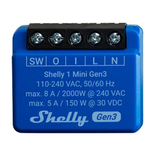 Контролер Shelly 1 Mini Gen3