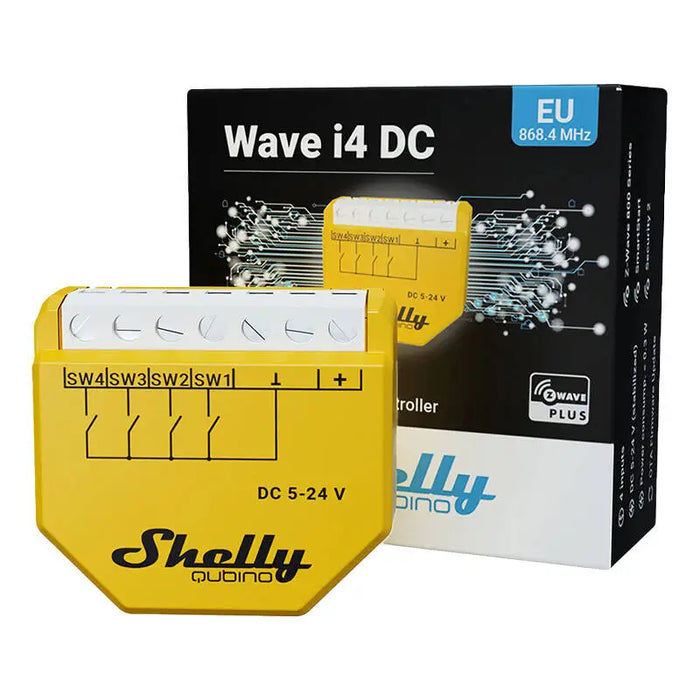 Контролер Shelly Qubino Wave i4 DC