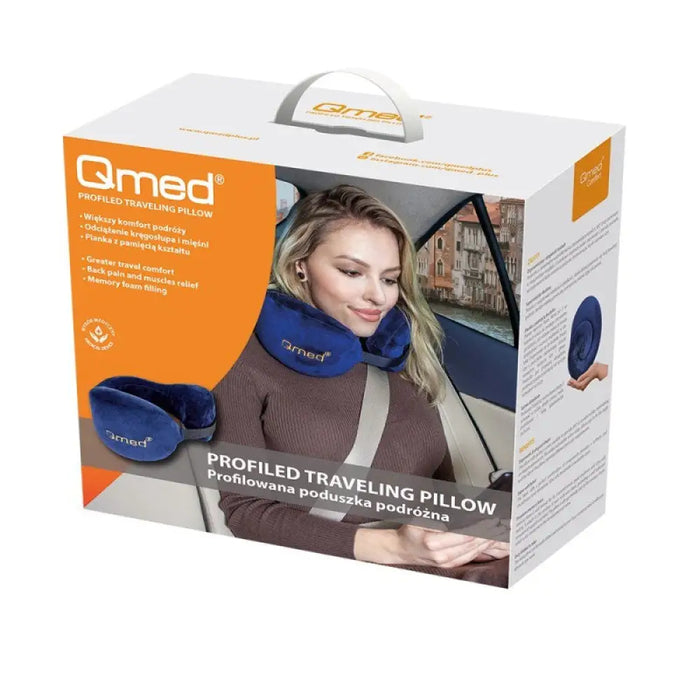 Контурна възглавница за пътуване TRAVELING QMED