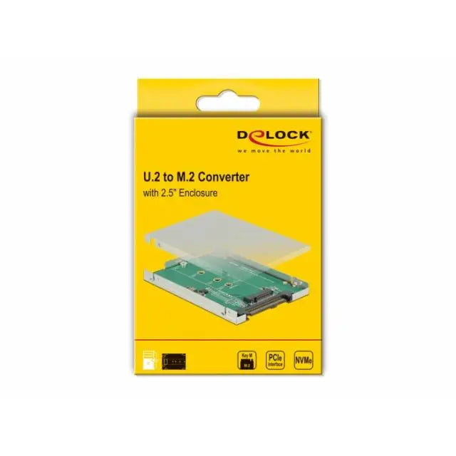 Конвертор DeLock U.2 SFF-8639 - M.2 NVMe Key M 2.5’