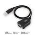 Конвертор Ewent USB - RS232 9 пин мъжко Черен