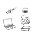 Конвертор Ewent USB - RS232 9 пин мъжко Черен