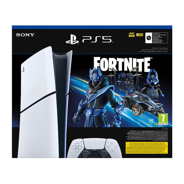 Конзола PlayStation 5 (Slim) Digital Edition + Fortnite®
