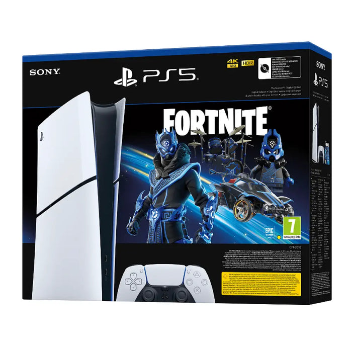 Конзола PlayStation 5 (Slim) Digital Edition + Fortnite®