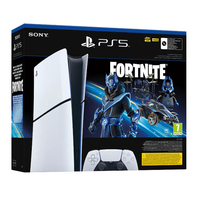 Конзола PlayStation 5 (Slim) Digital Edition + Fortnite®