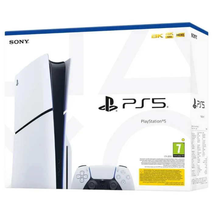 Конзола Sony PlayStation 5 Slim Blu-ray 1TB бяла