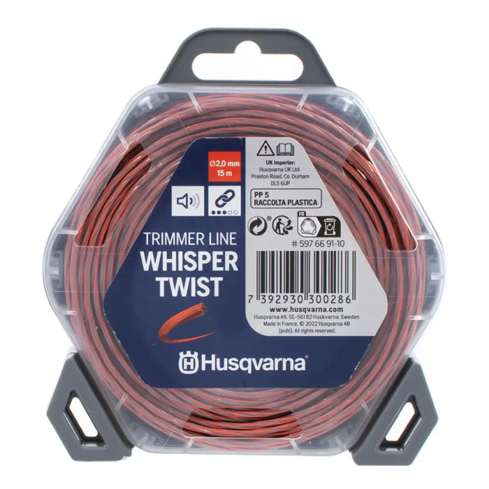 КОРДА ЗА КОСЕНЕ 2.0 MM X 15 M HUSQVARNA WHISPER TWIST
