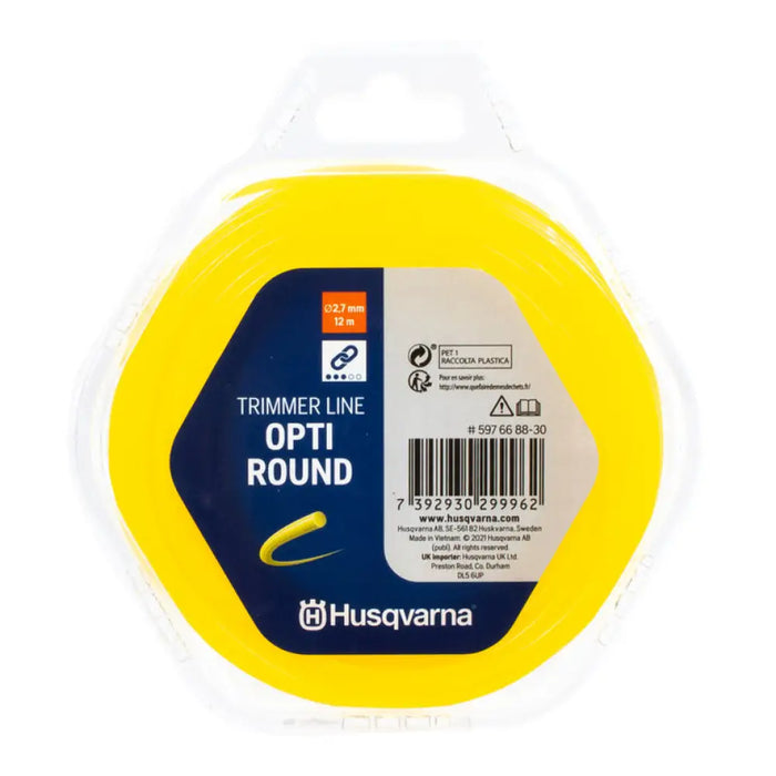 КОРДА ЗА КОСЕНЕ 2.7 MM X 12 M HUSQVARNA OPTI ROUND