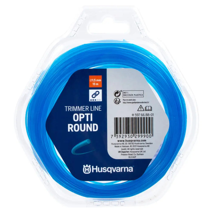 КОРДА ЗА КОСЕНЕ 1.5 MM X 15 M HUSQVARNA OPTI ROUND