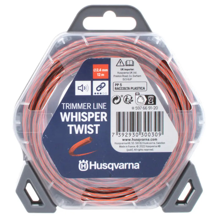 КОРДА ЗА КОСЕНЕ 2.4 MM X 12 M HUSQVARNA WHISPER TWIST