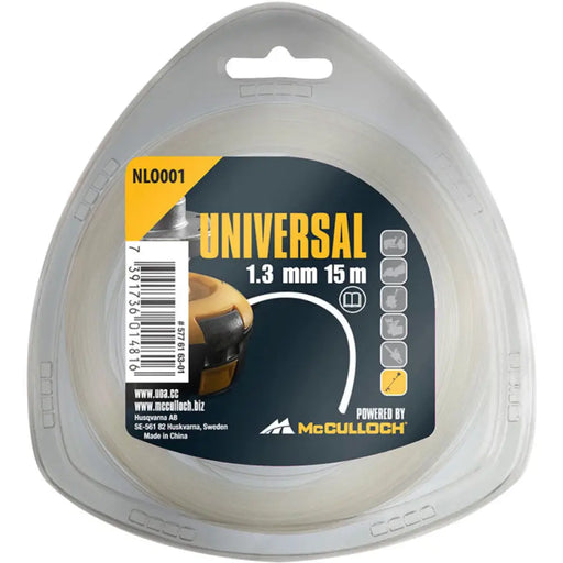 КОРДА ЗА ТРИМЕР ПРОФИЛ КРЪГ UNIVERSAL ROUND LINE 1.3 ММ 15 М
