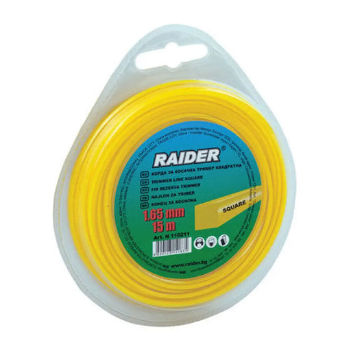 КОРДА ЗА ТРИМЕР ПРОФИЛ КВАДРАТ RAIDER 1.65 ММ 15 М