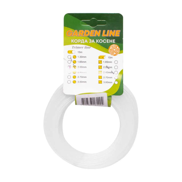 КОРДА ЗА ТРИМЕР GARDEN LINE 2 MM 15 M
