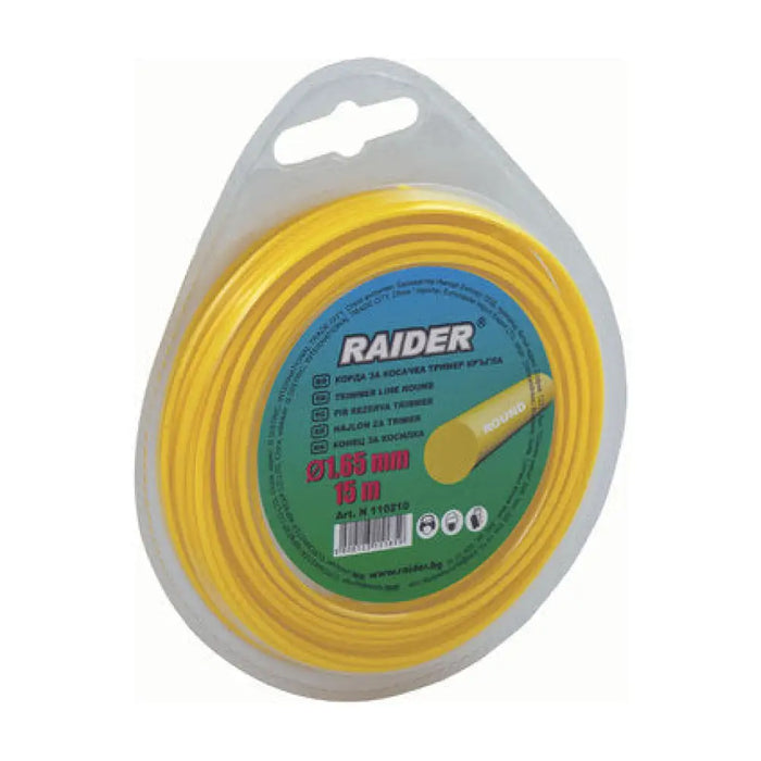 КОРДА ЗА ТРИМЕР ПРОФИЛ КРЪГ RAIDER 1.65 ММ 15 М