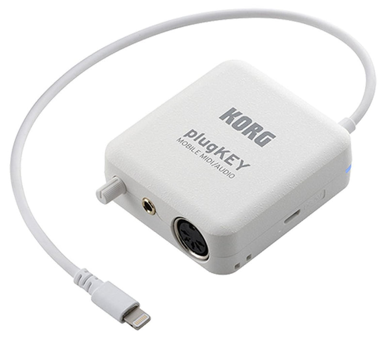 Аудио интерфейс Korg - plugKEY, за iOS, бял