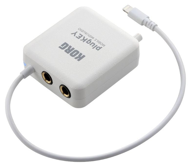 Аудио интерфейс Korg - plugKEY, за iOS, бял
